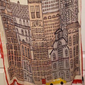 Talbots "I love NY" theme scarf